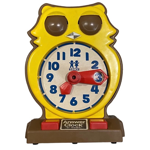 tomy Toys Vintage 975 Answer Clock By Tomy Poshmark